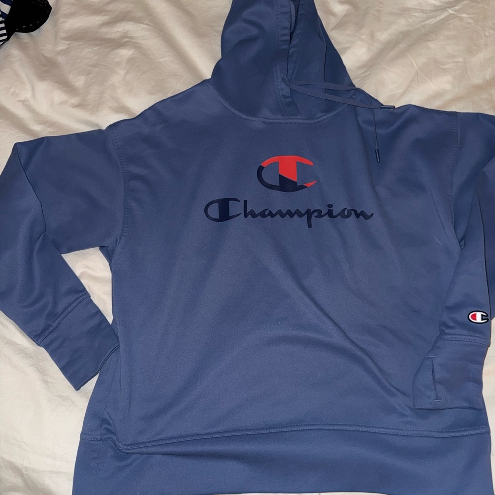 Champion Navy Blue Pullover Hoodie